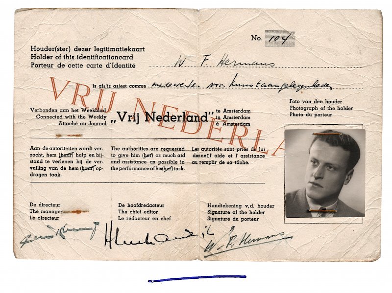 Willem Frederik Hermans had ook een lieve, speelse, drugs gebruikende