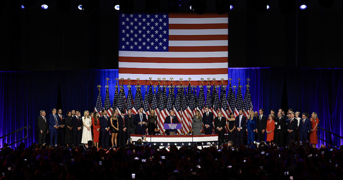 The most important moments of Donald Trump's victory speech