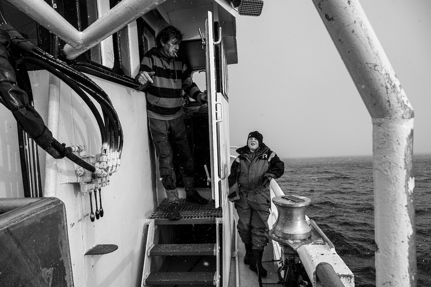 De jonge tongsnijders van het Noorse Myre