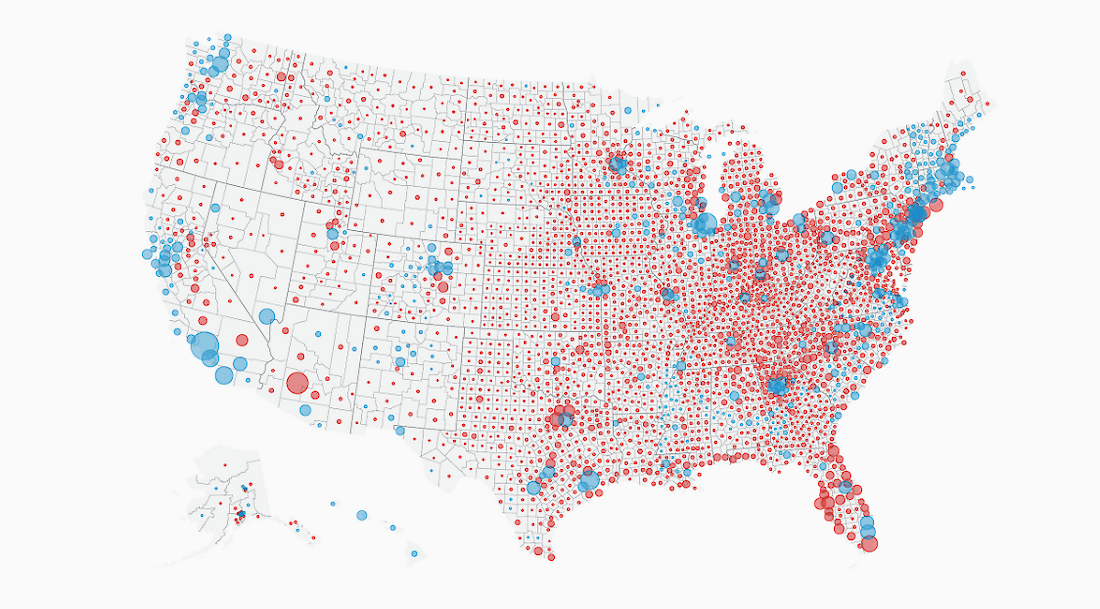 Where did Trump get those more than 150 million voters? A journey through numbers