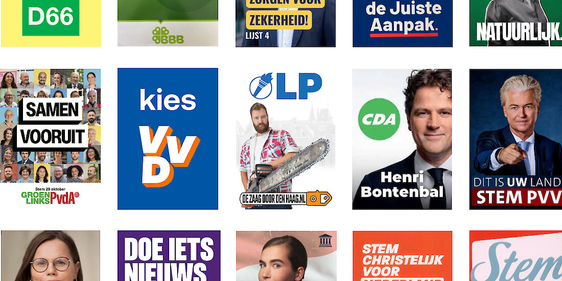 Partij Posters Wat zegt een verkiezingsposter over de ziel van de partij?